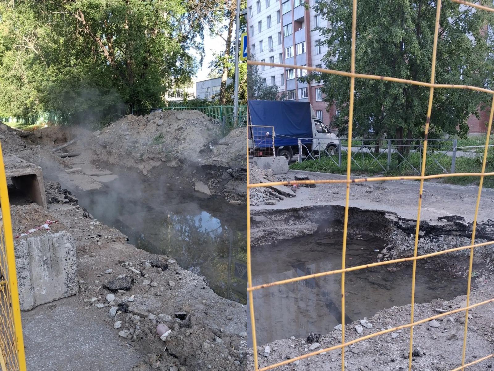 Фото Новосибирцы пожаловались на «сауну» в подвале из-за аварии на теплосетях 2